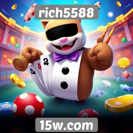 Variedade de jogos disponíveis no rich5588